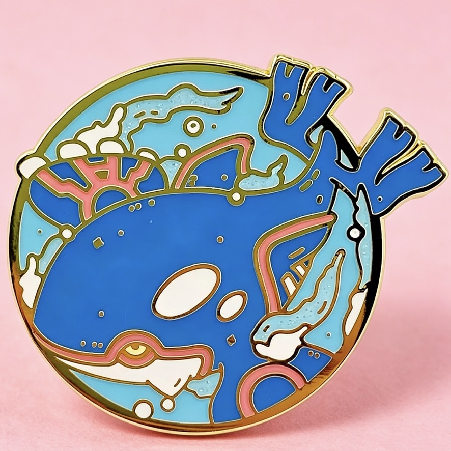Enamel Pin - Kyogre & Shiny Version - Image 3