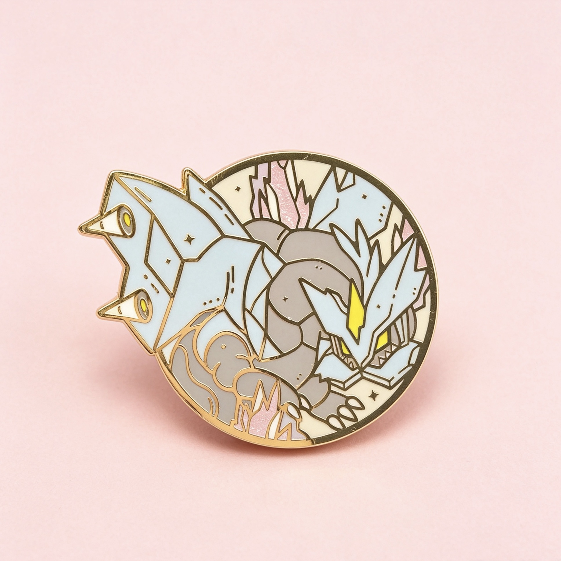 Enamel Pin - Reshiram, Zekrom, Kyurem - Image 4
