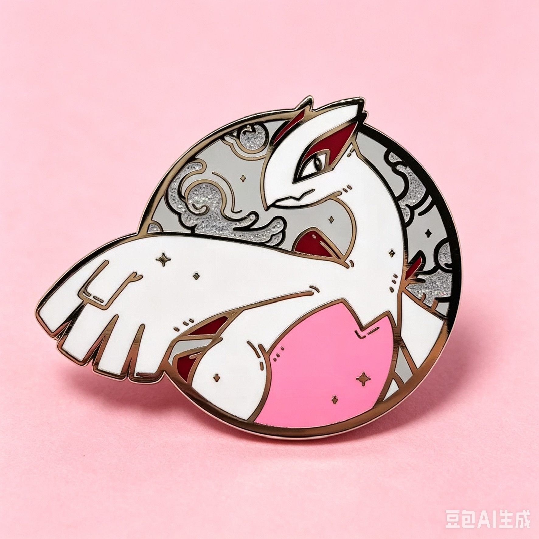 Enamel Pin - Lugia & Shiny Version - Image 3