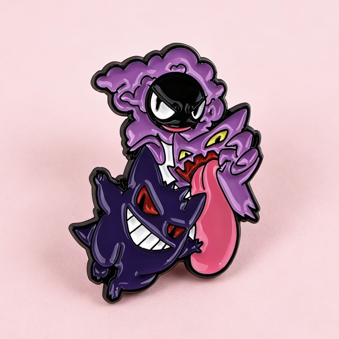 Enamel Pin - Gastly, Haunter, Gengar