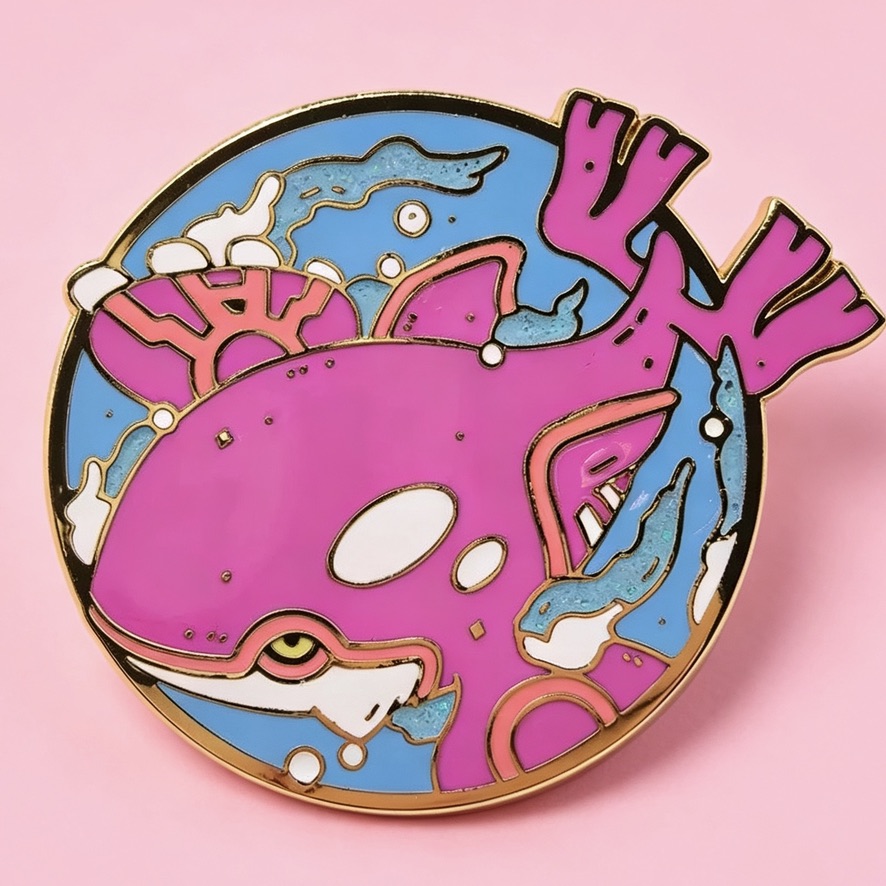 Enamel Pin - Kyogre & Shiny Version - Image 2