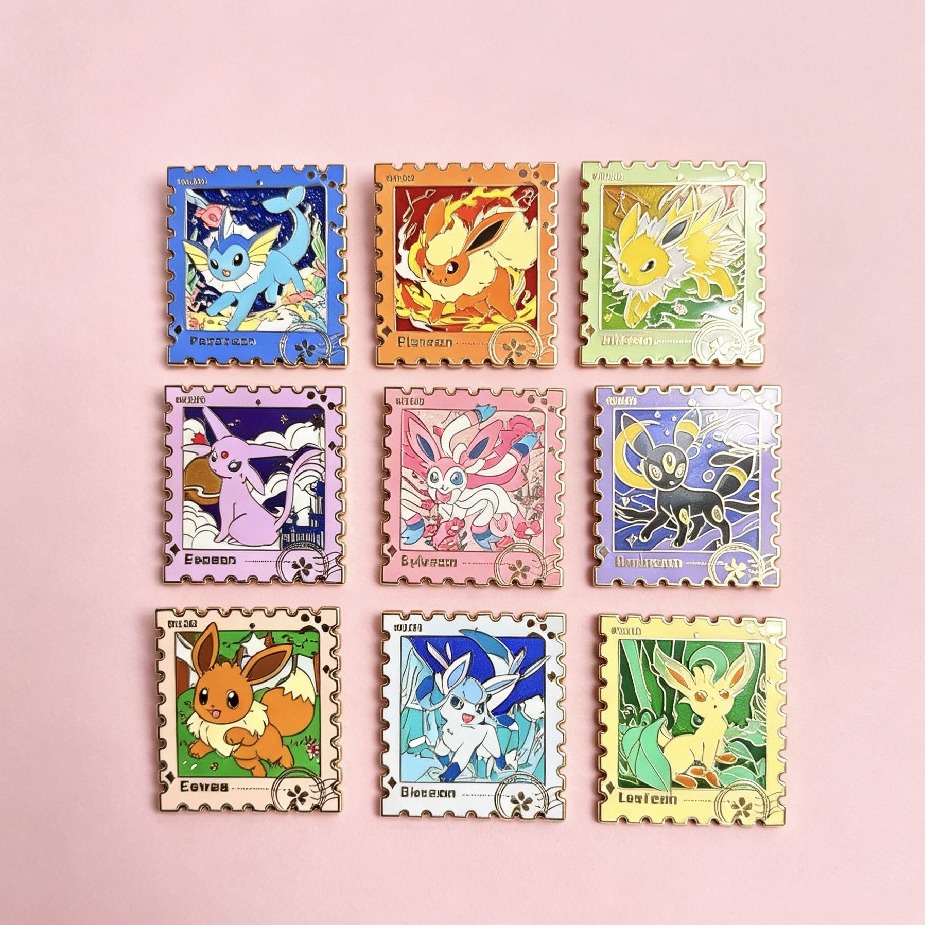 Enamel Pin - Eeveelution Stmap Series