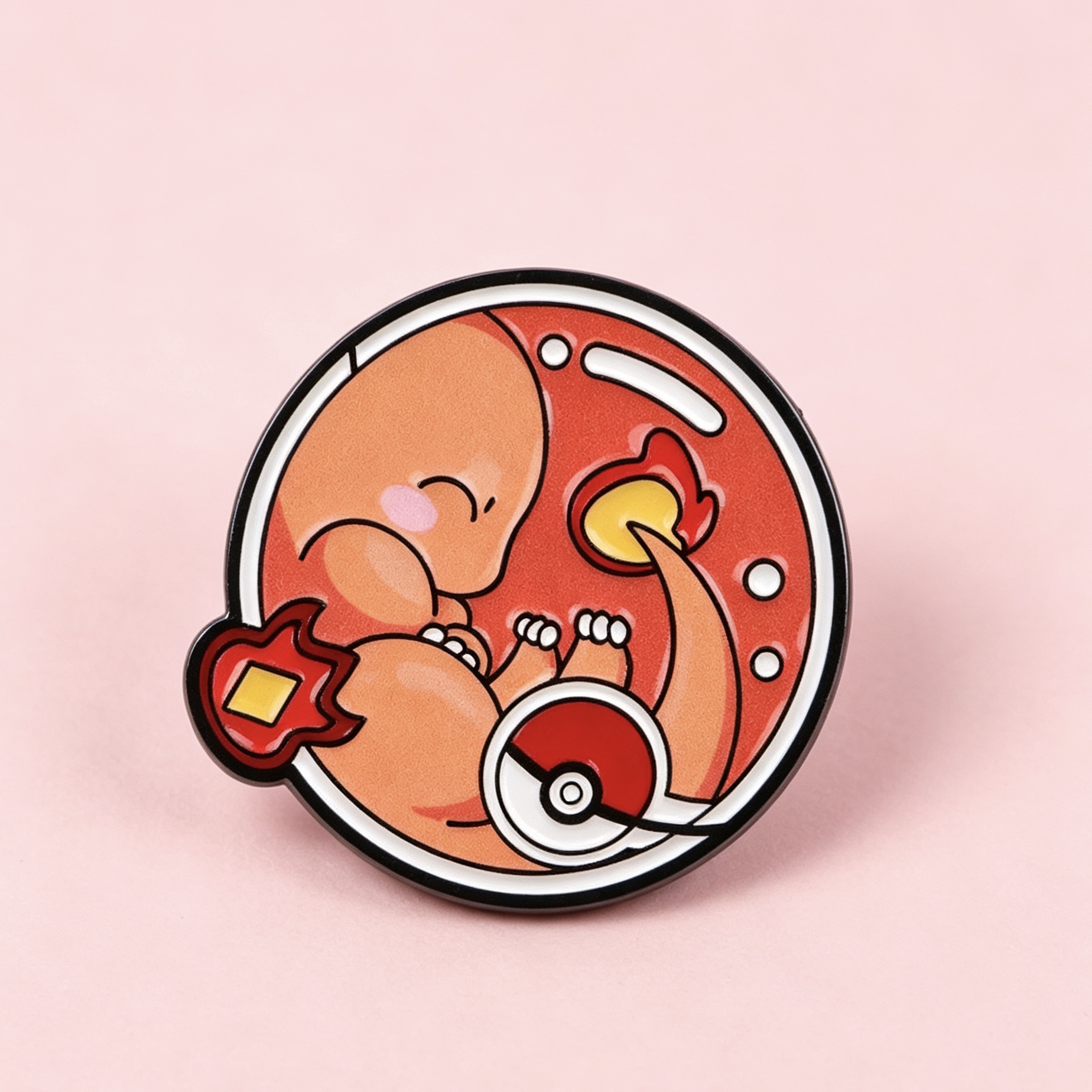 Enamel Pin - Pikachu and Starters - Image 2