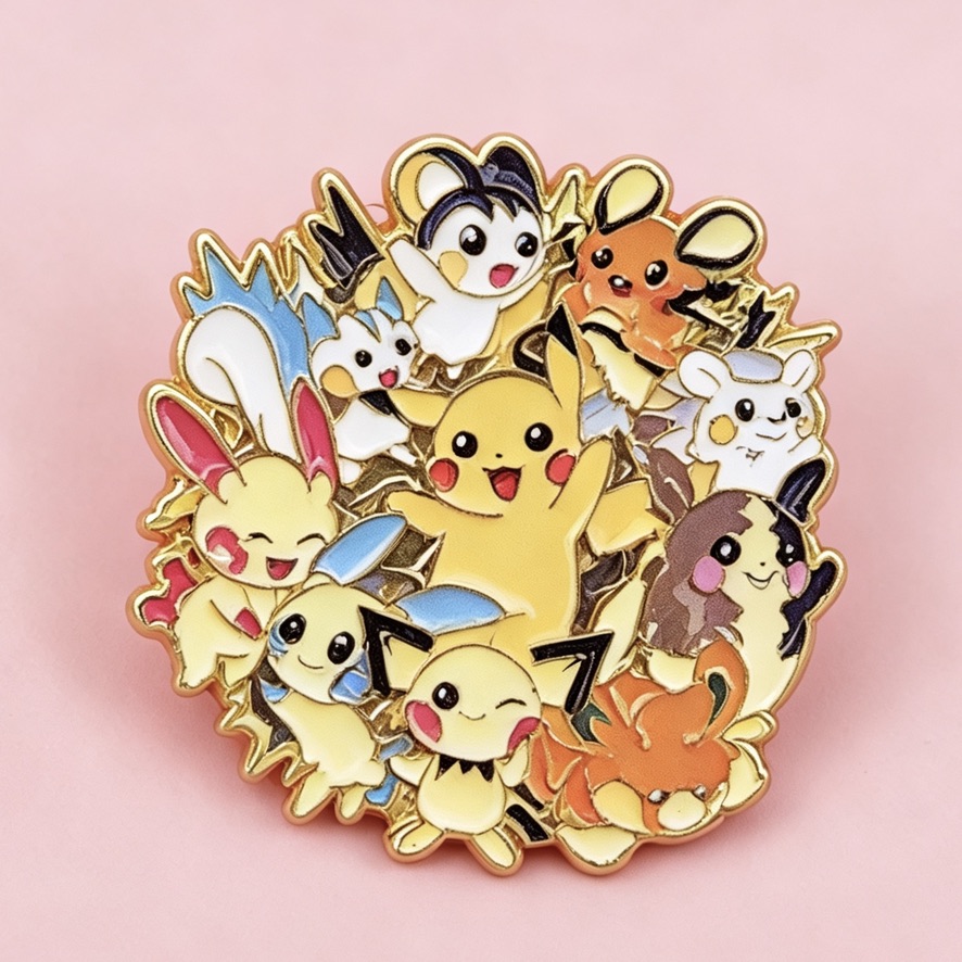 Enamel Pin - Pikachu's Electric Friends