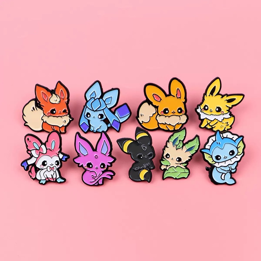 Eevee Enamel Pin - Sitting Series