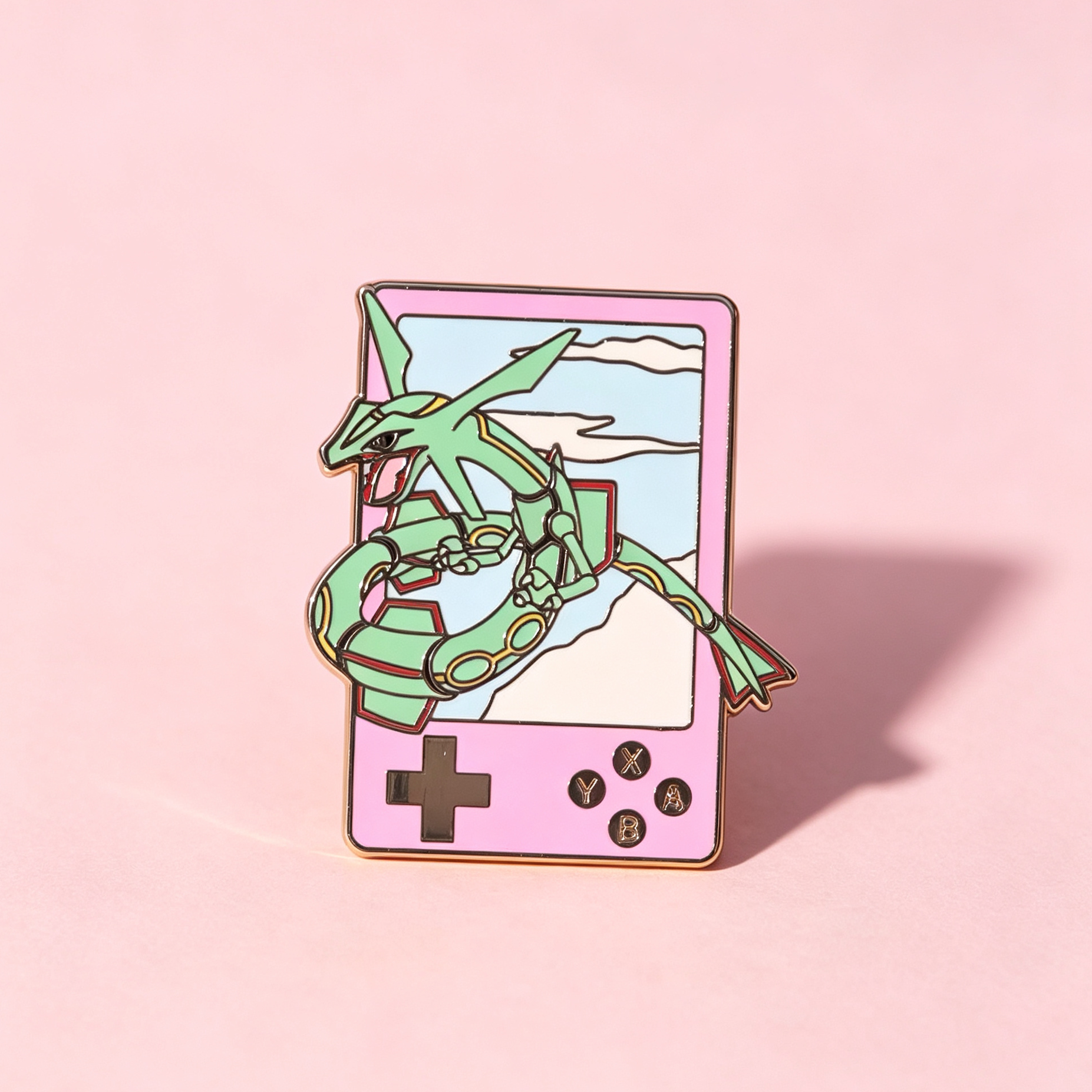 Enamel Pin - Game Boy Jirachi, Mewtwo, Kyogre, Groudon, Rayquaza, Arceus - Image 7