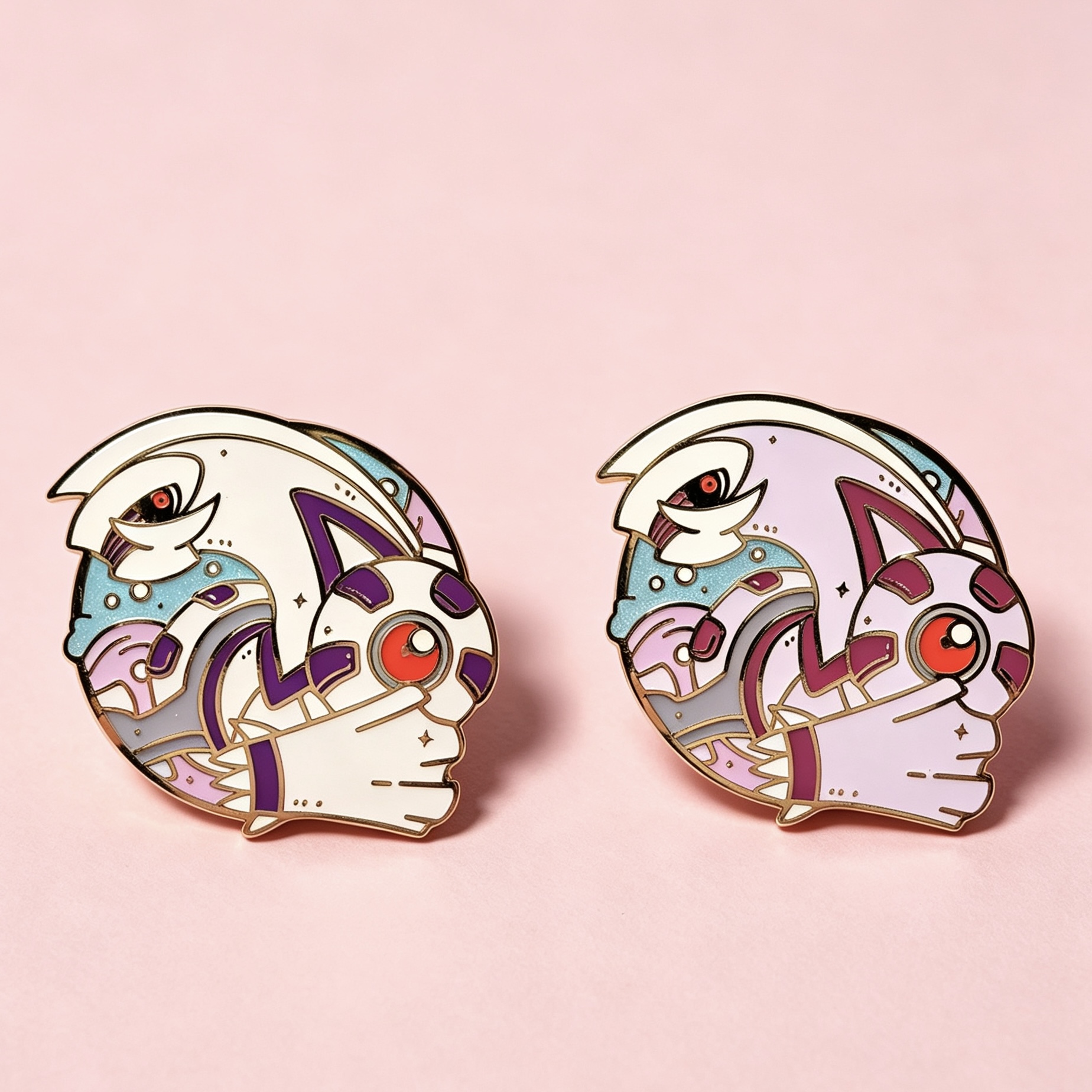Enamel Pin - Palkia & Shiny Version