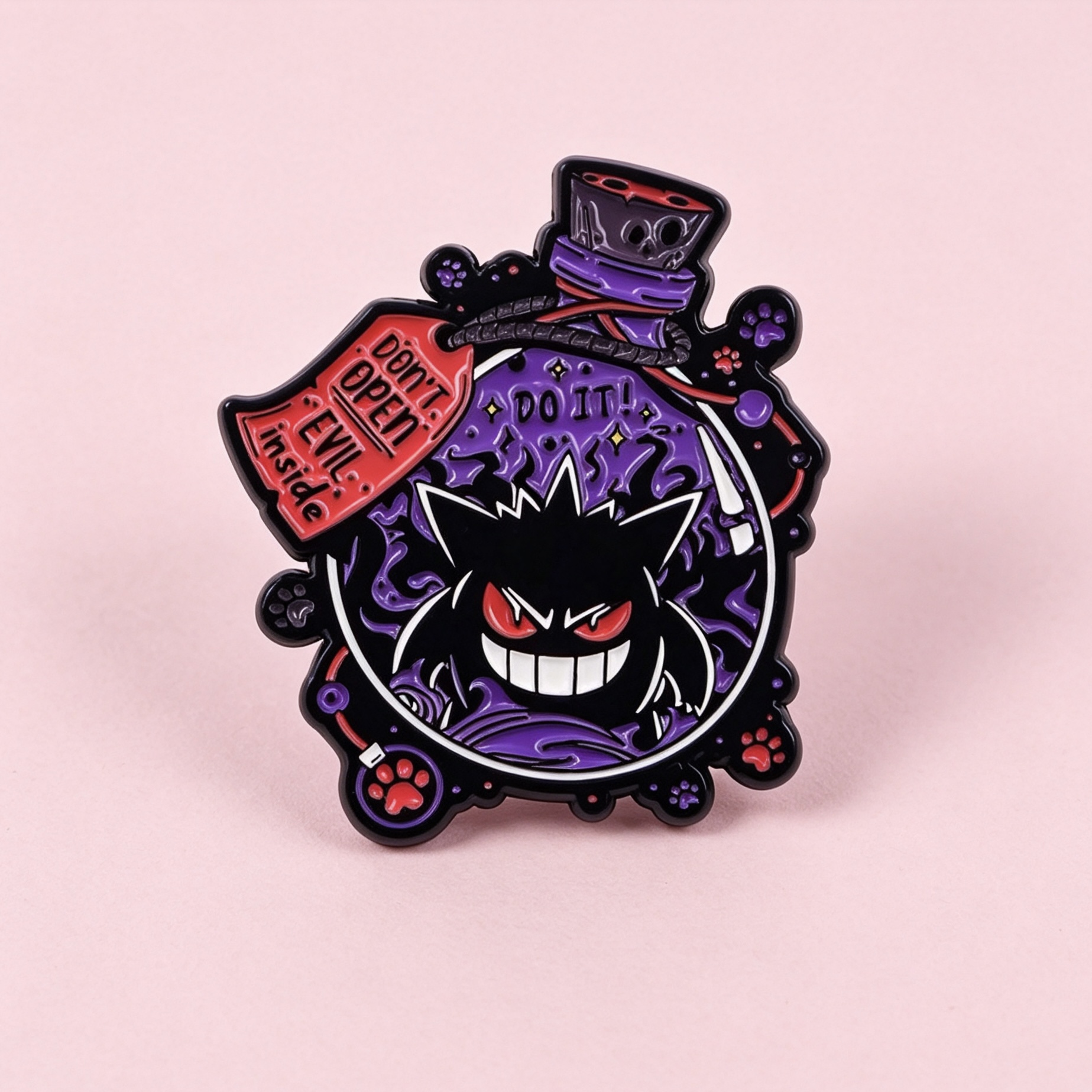 Enamel Pin - Gengar in a Potion Bottle
