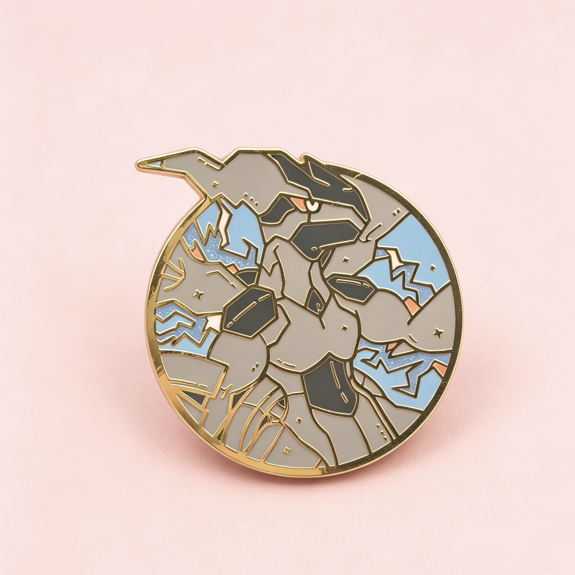 Enamel Pin - Reshiram, Zekrom, Kyurem - Image 2