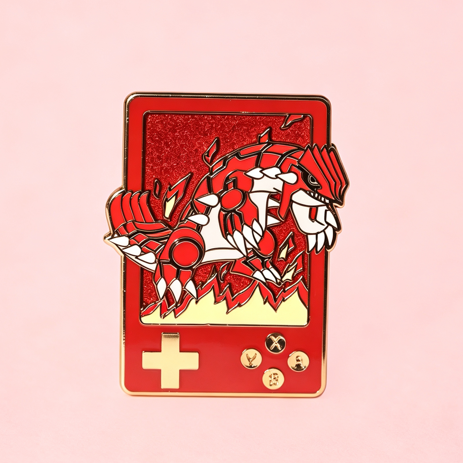 Enamel Pin - Game Boy Jirachi, Mewtwo, Kyogre, Groudon, Rayquaza, Arceus - Image 2