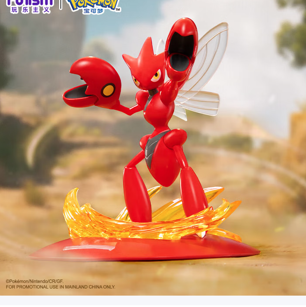 Funism Pokémon Scyther & Scizor Small‑Size Static Figure - Image 11