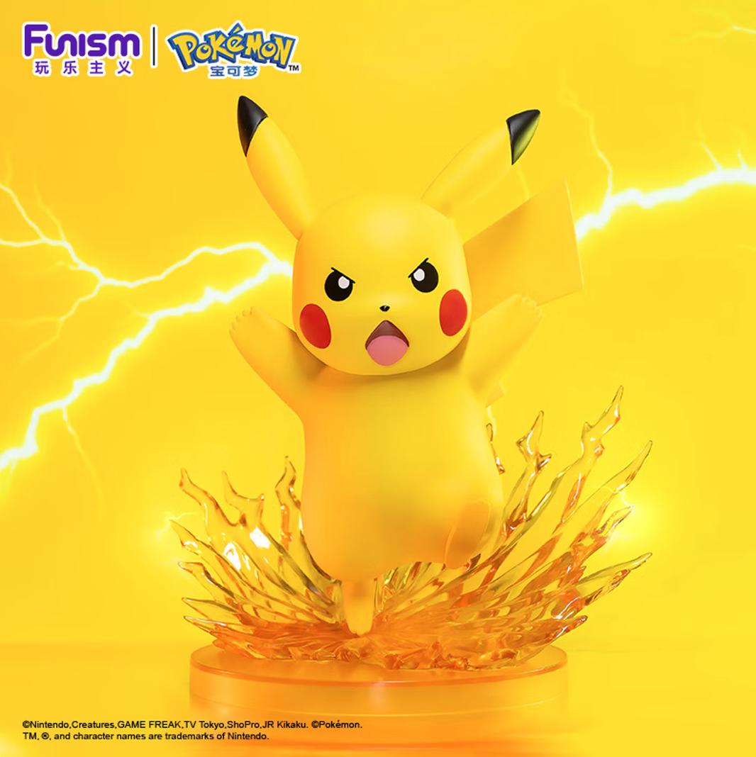 Funism Pokémon Pikachu Medium‑Size Static Effect Figure