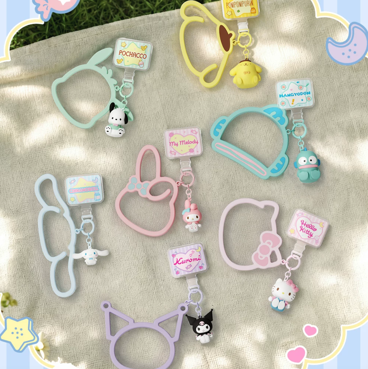 HOLLYBOX Sanrio Family Silicone Bracelet Series Keychain