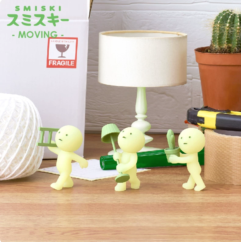 Smiski Glow‑in‑the‑Dark Blind Box Collectible Figures - Moving Series - Image 2