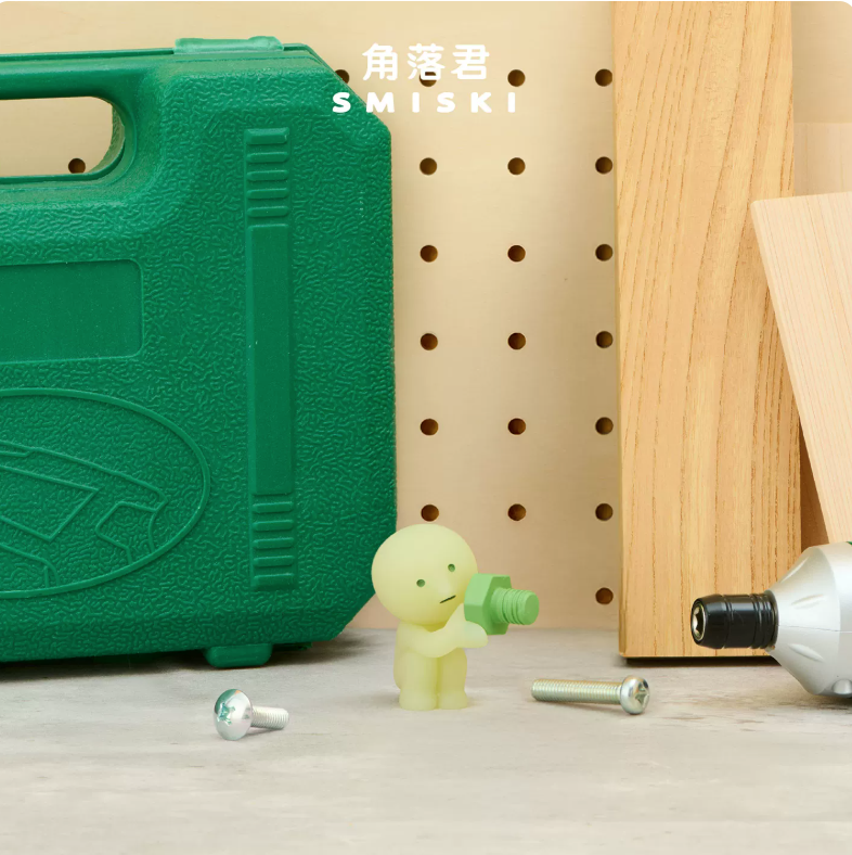 Smiski Glow‑in‑the‑Dark Blind Box Collectible Figures - Construction Series - Image 4