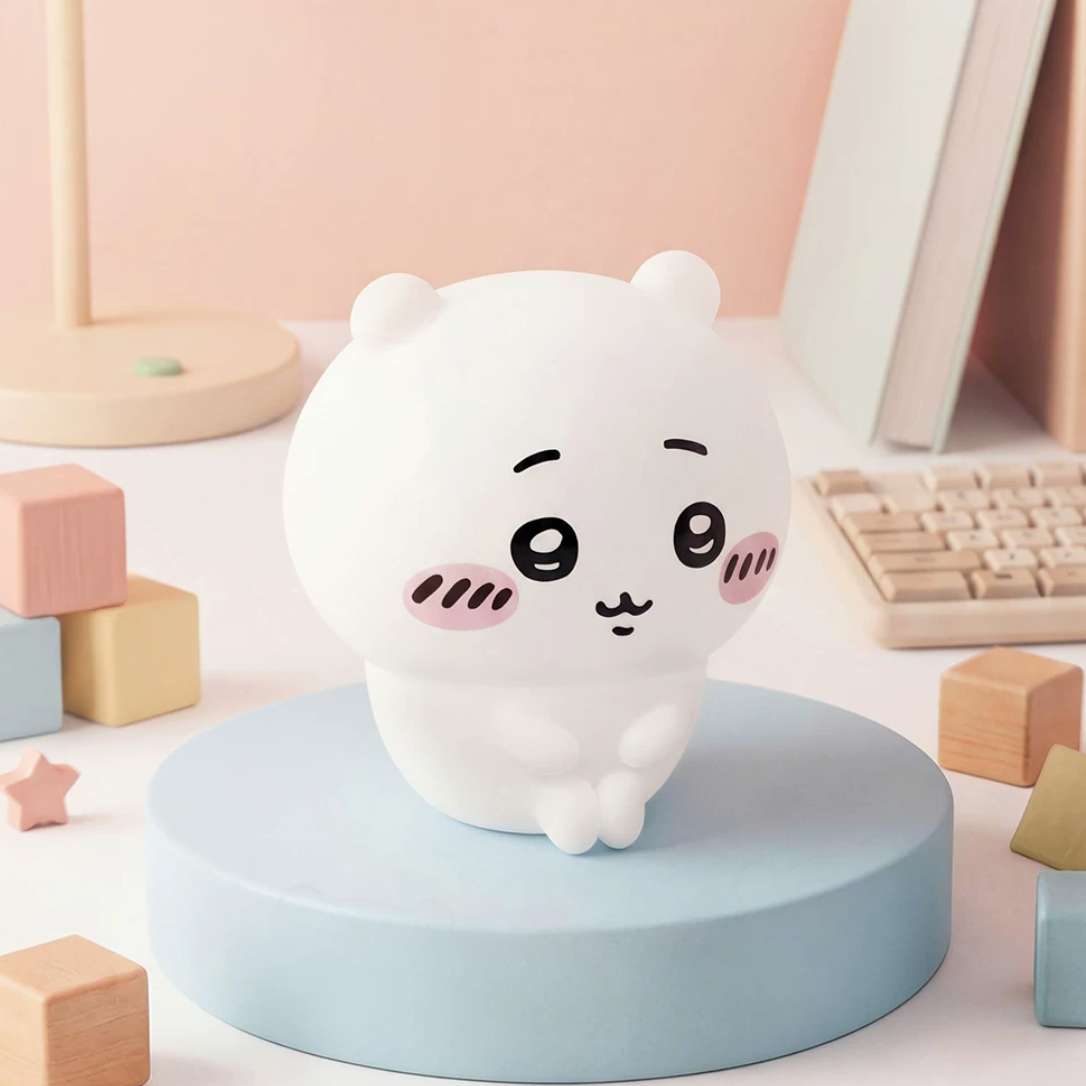 HOLLYBOX Official Chiikawa Tap‑Control Silicone Night Light - Image 2