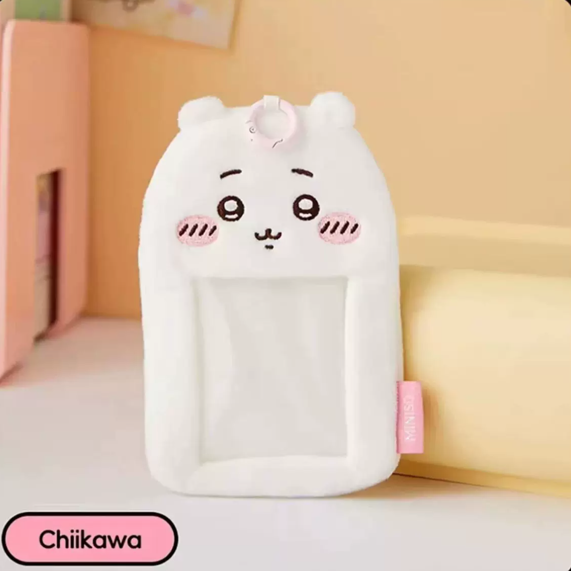 MINISO Chiikawa Plush Card‑Holder Keychain - Image 5
