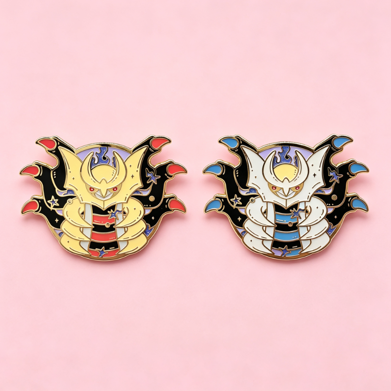 Enamel Pin - Altered‑Forme Giratina & Shiny Version