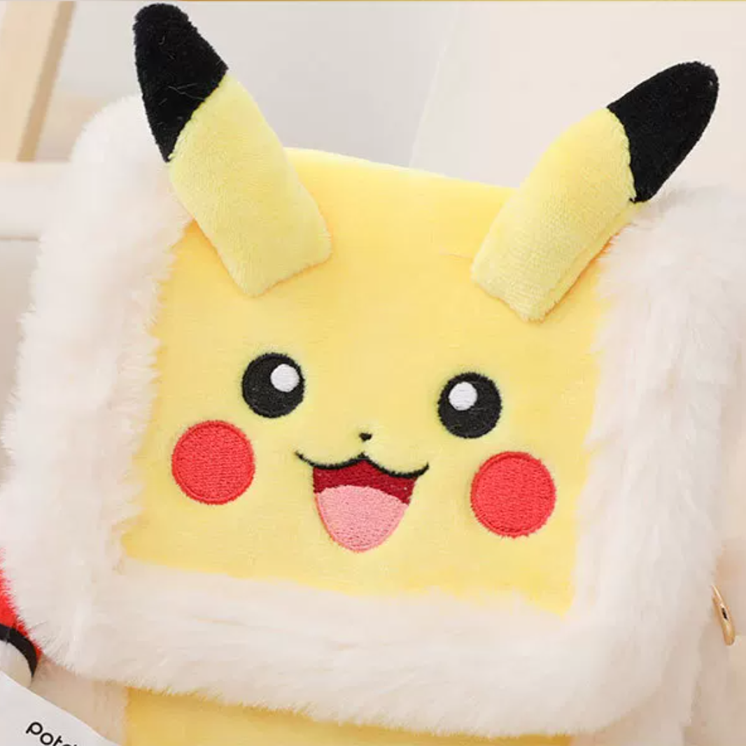 POTDEMIEL Pokémon Pikachu Plush Crossbody Bag - Image 4