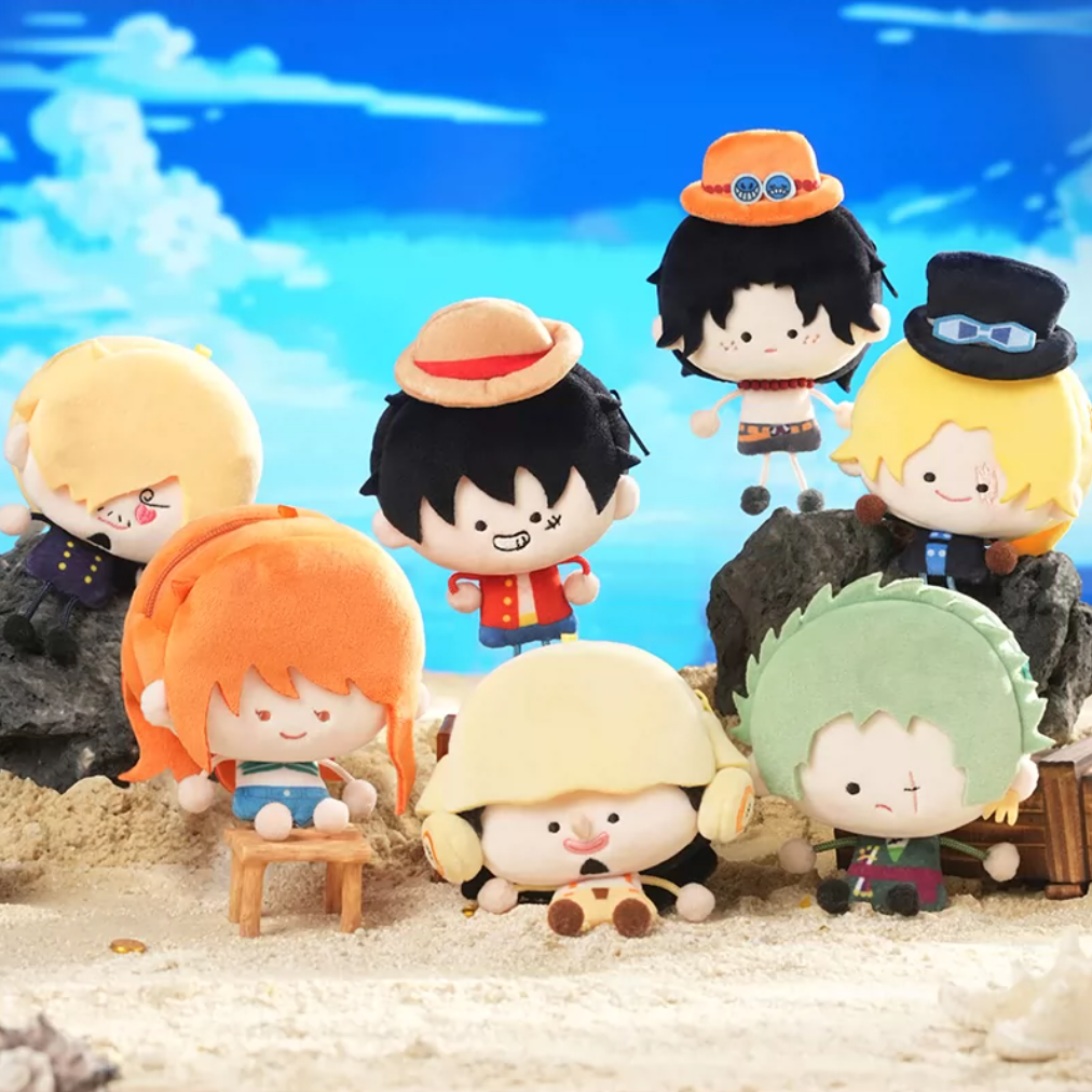 bilibiliGoods One-Piece Stick Figure Series Plush Pendant Mini Pouch