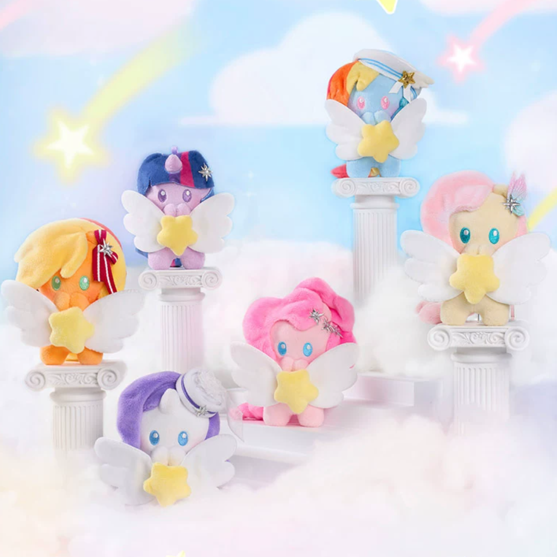 Kayou My Little Pony Wish Party Star Plush Pendant Keychain Blind Box