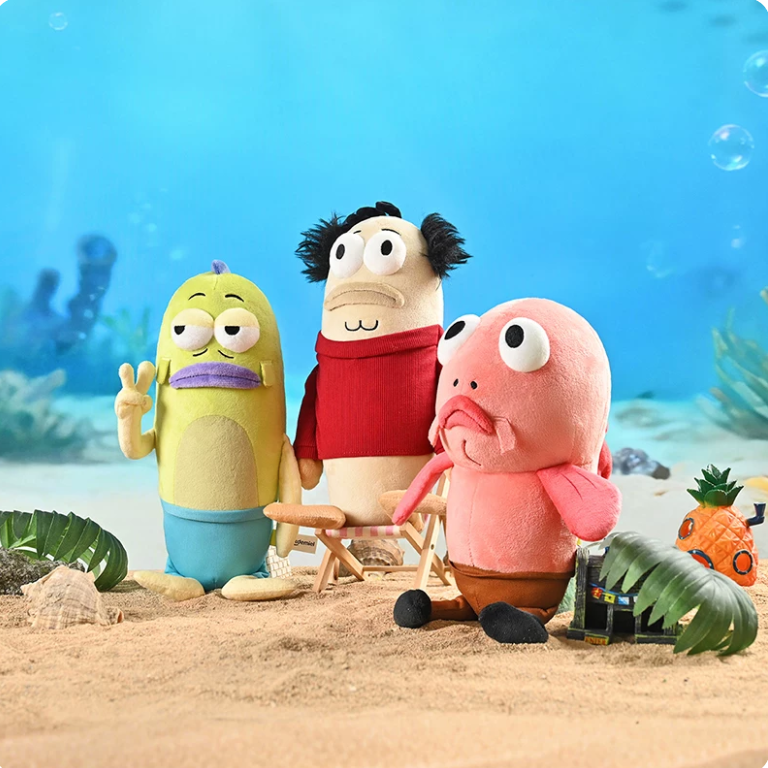 Potdemiel SpongeBob SquarePants Bikini Bottom Background Citizen Plush Pendant - Image 2